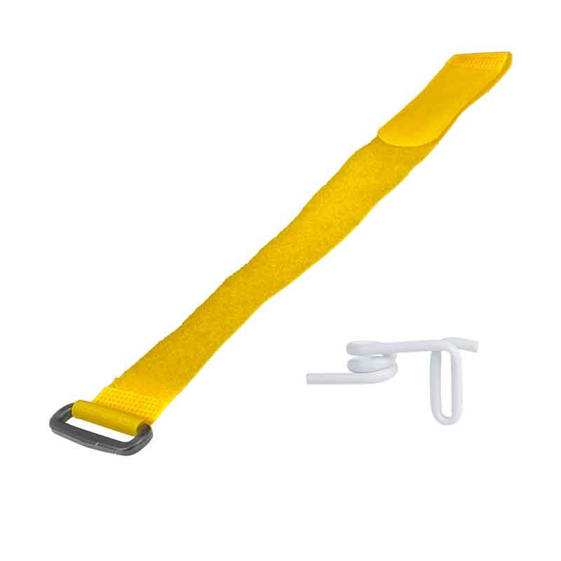 Behälter-Aufhängung BA40, Befestigungsöse mit Klettband