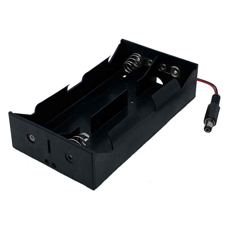 Batterie-Halter BH20, Batteriehalter mit Anschlusskabel und Stecker für 4x D-Batterie