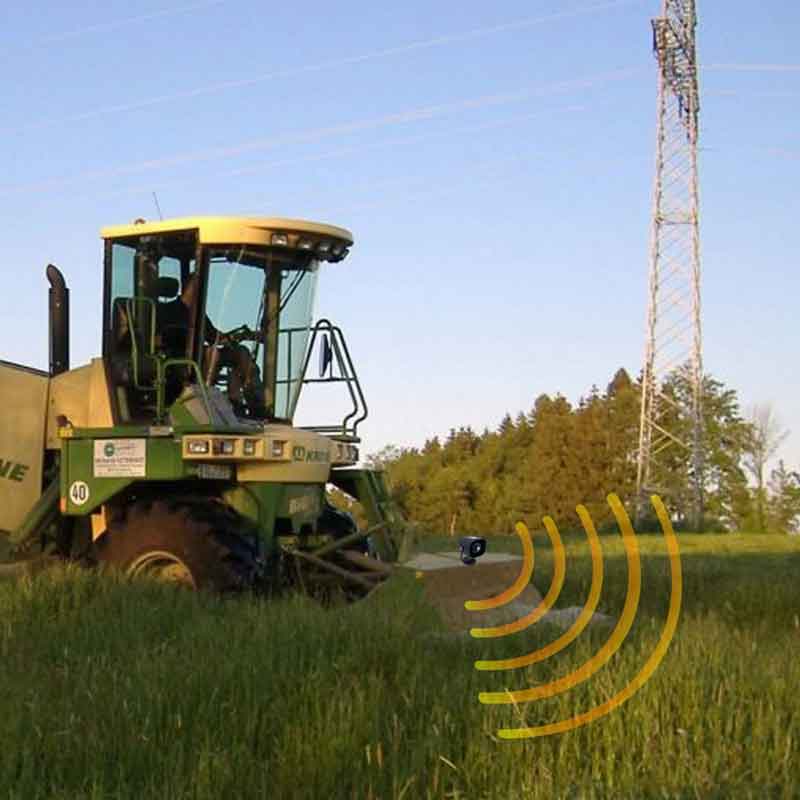 LARS Wild-Sirene, Einsatzbeispiel Mähwerksmontage