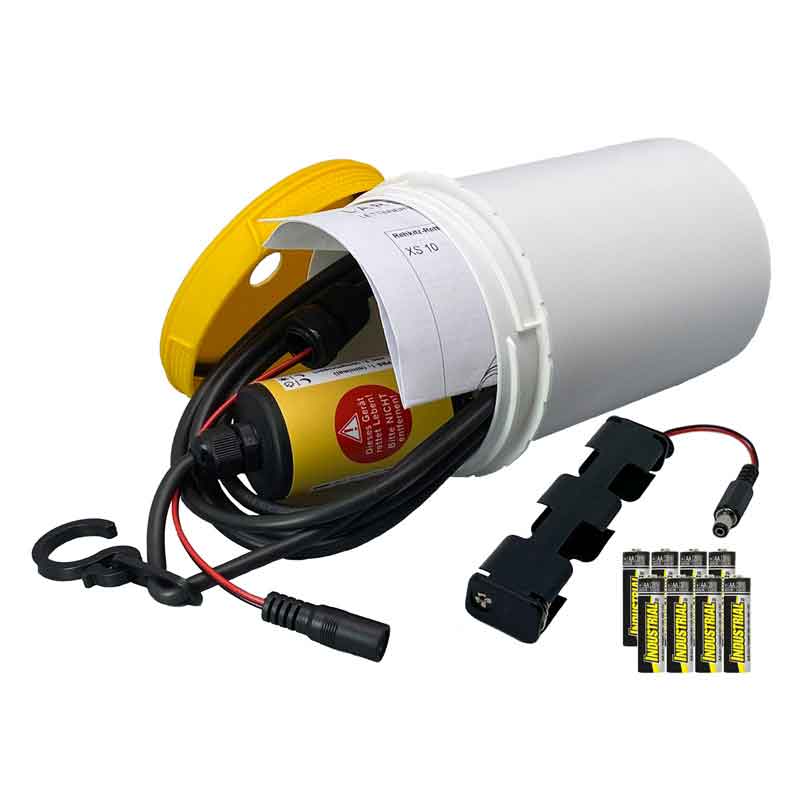 LARS Rehkitz-Retter XS10-LR6 SET, Gerät mit Zubehör und praktischer Aufbewahrungsbox