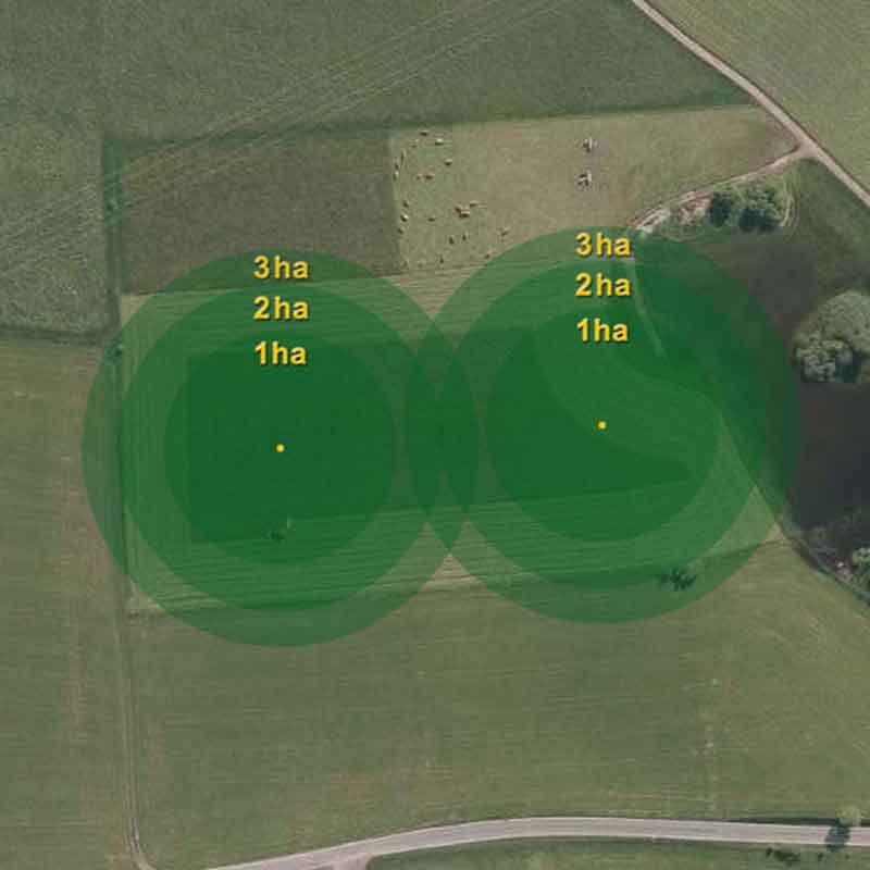 LARS Rehkitz-Retter XS10, 3ha wirksame Fläche bei der Rehkitzrettung