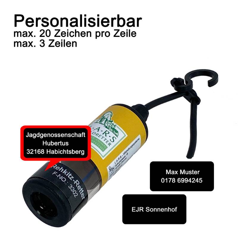 Personalisierung XS10...